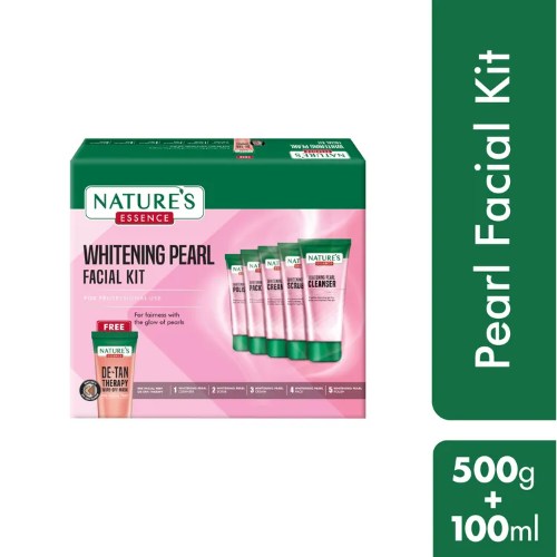 Natures Essence - Whitening Pearl Facial Kit - 600 Gr