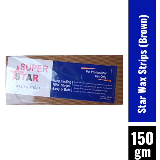 Star - Wax Strips Brown - 150 Gr