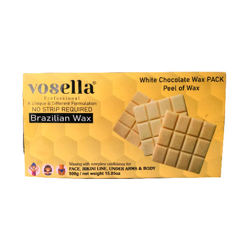 Vosella - White Chocolate Brazilian Peel Wax - 500 Gr