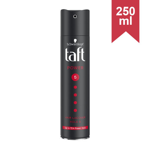 Schwarzkopf - Taft Power Hair Lacquer Mega Strong 5 Black - 250 ML