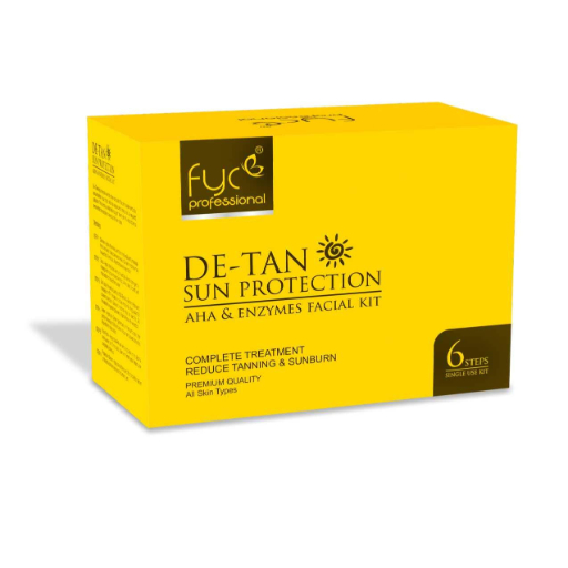 FYC - De - Tan Sun Protection Facial Kit (6 Steps) - Pack Of 1