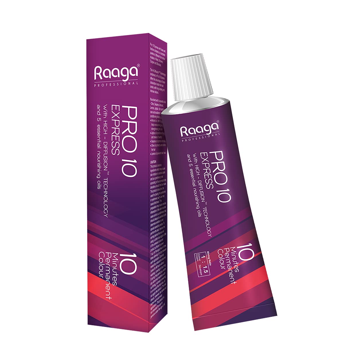 Raaga Intense Burgundy Brown 4.20 Colour Tube 90 Gr