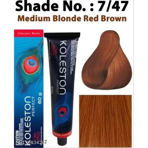 Wella - Koleston Perfect 7/47 Color Tube - 60 Gr