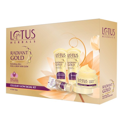 Lotus Radiant Gold Cellular Glow Facial Kit Pack Of 1