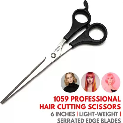 Alan Truman - 1059 Plastic Handle Classic Compact Scissors(5 Inches) - Pack Of 1