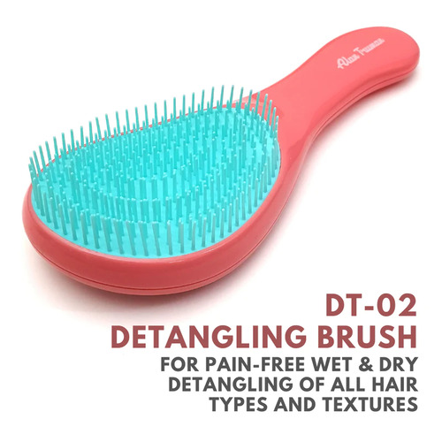 Alan Truman - DT02 Detangling Brush Pink Blue - Pack Of 1