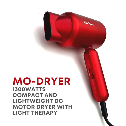 Alan Truman - MO - 1300 Watts DC Motor Hair Dryer - Red - Pack Of 1