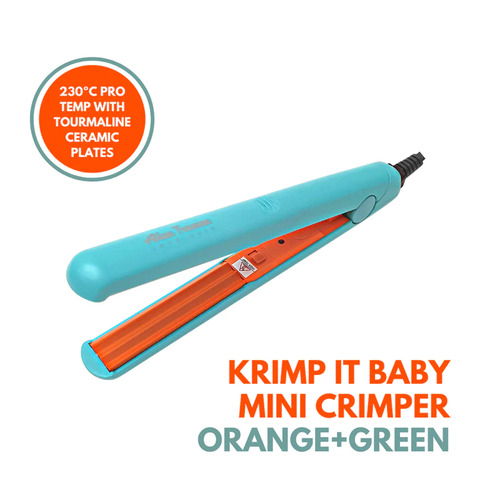 Alan Truman - Krimp It Baby Mini Crimper - Orange & Green Pressing Machine - Pack Of 1