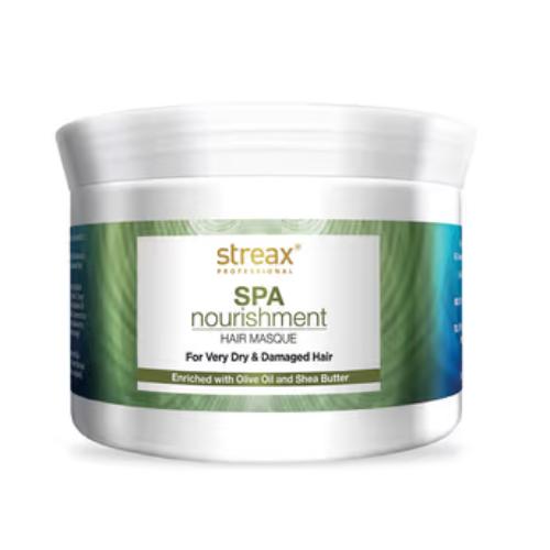 Streax - Spa Nourishment Olive Oil & Shea Butter Hair Mask - 500 Gr