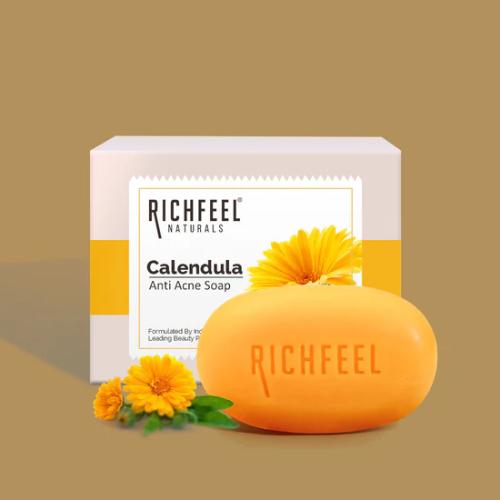 Richfeel - Calendula Anti Acne Soap - 75 Gr