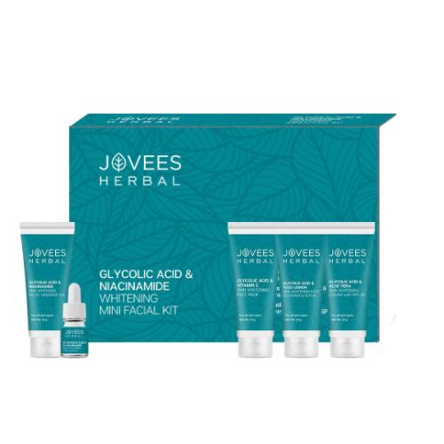 Jovees Herbal - Glycolic Acid & Niacinamide Whitening Mini Facial Kit - Pack Of 1