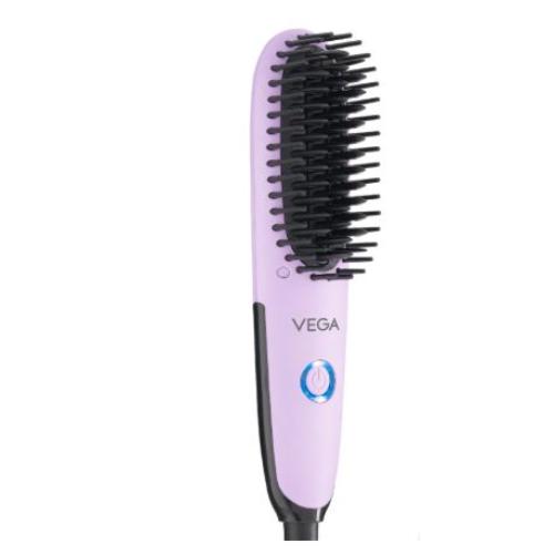Vega Go Mini Hair Straightener Brush Pack Of 1