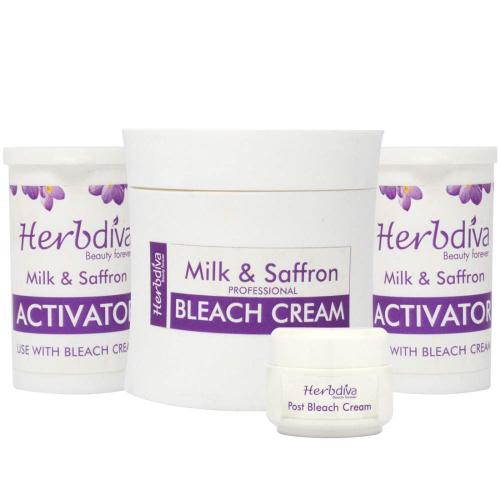 Herbdiva Milk & Saffron Bleach Cream 290 Gr
