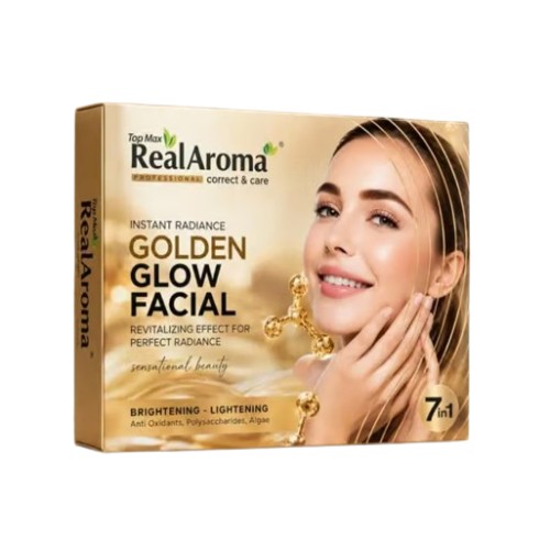Real Aroma Golden Glow Facial Kit Pack Of 1