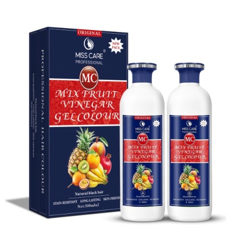 Miss Care Original Mc Mix Fruit Vinegar Gel Natural Black Hair Colour 1000 Ml