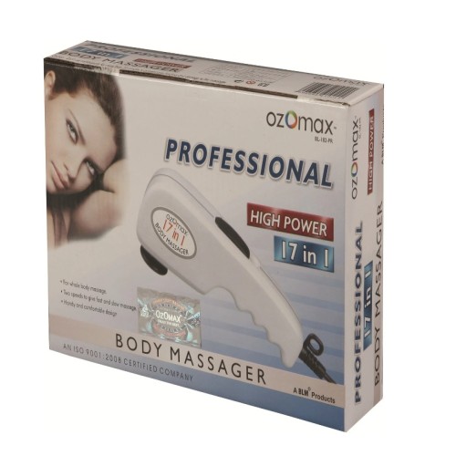 Ozomax BL-182-PR Professional 17 In 1 Massager Pack Of 1