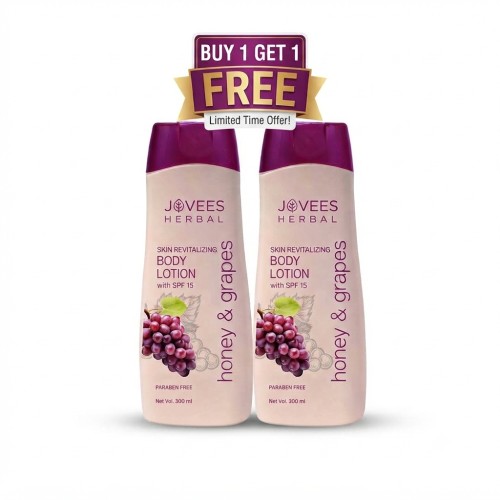 Jovees Herbal Buy 1 Get 1 Free Honey & Grape Body Lotion SPF 15 300 Ml