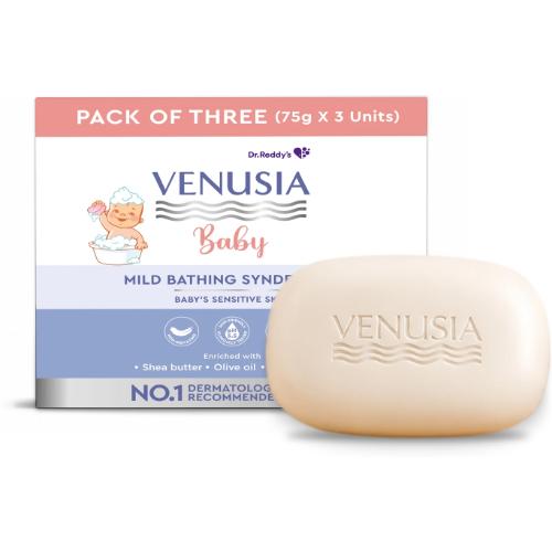 Dr. Reddys Venusia Baby Mild Bathing Bar 75 G Pack Of 3 