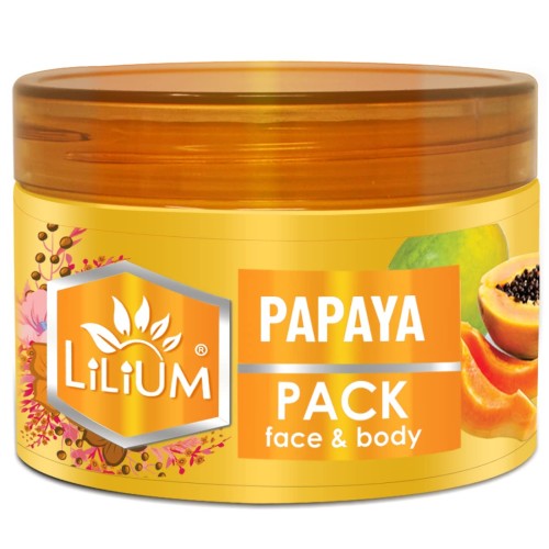 Lilium Papaya Pack Face & Body 250 Gr