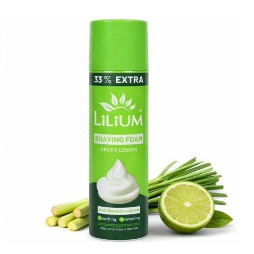 Lilium Green Lemon Shaving Foam 400 Gr