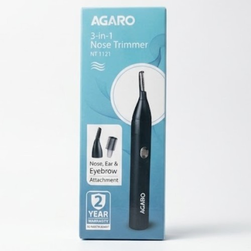 Agaro 3 In 1 Nose Trimmer Pack Of 1