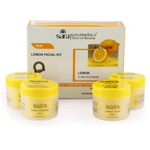 Sara - Lemon Facial Kit - 4 Steps - 200 Gr