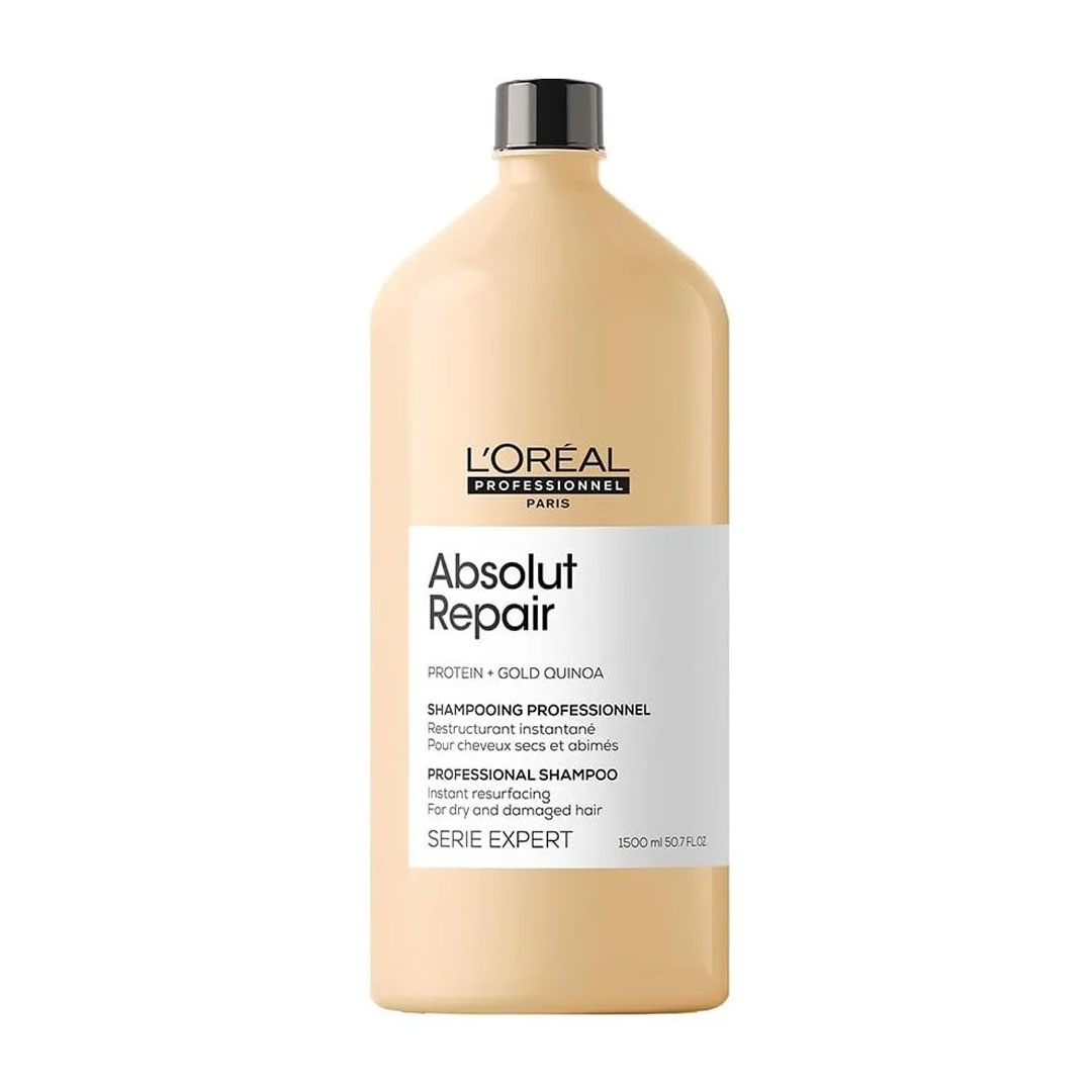 Loreal - Gold Quinoa Protein Absolute Repair Shampoo - 1500 ML