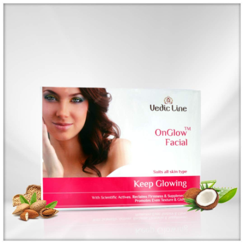 Vedic Line - Onglow Facial Kit 5 Steps (100ml X 5) - 550 Gr