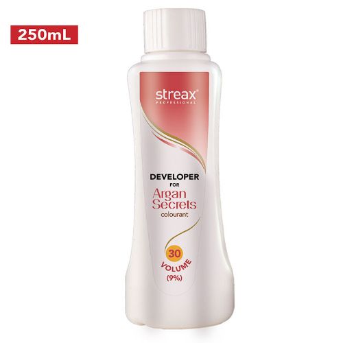 Streax - Argan Secrets 30 Volume 9% Color Developer - 250 ML