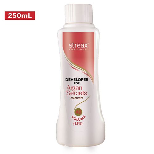 Streax - Argan Secrets 40 Volume 12% Color Developer - 250 ML