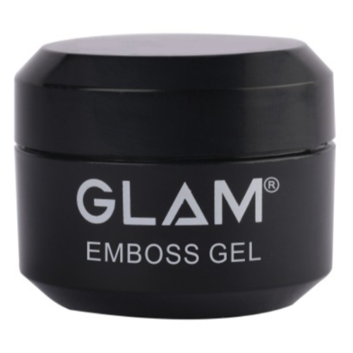 Glam - Emboss White Nail Ext Gel - 8 ML