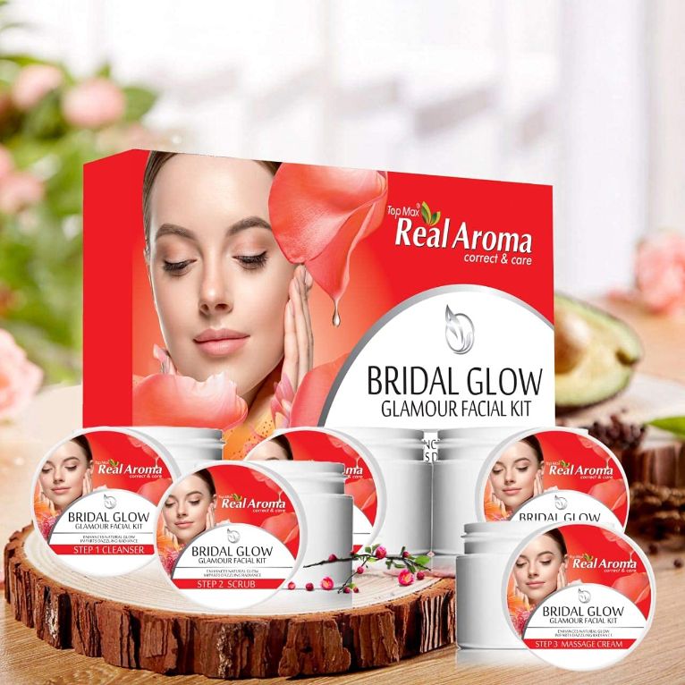 Real Aroma - Bridal Glow Facial Kit - Pack Of 1