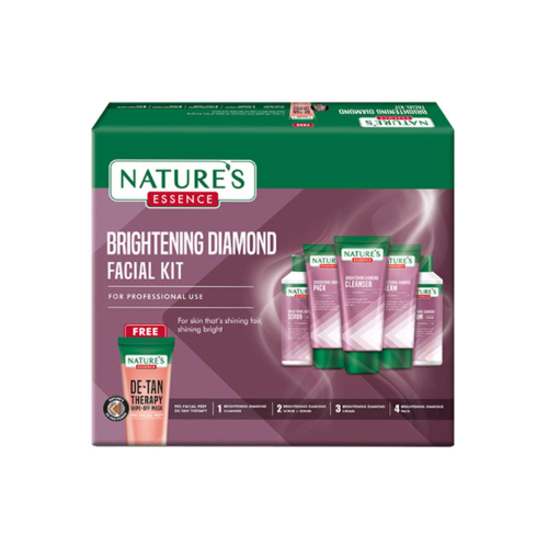 Natures Essence - Brightening Diamond Facial Kit - 300 Gr