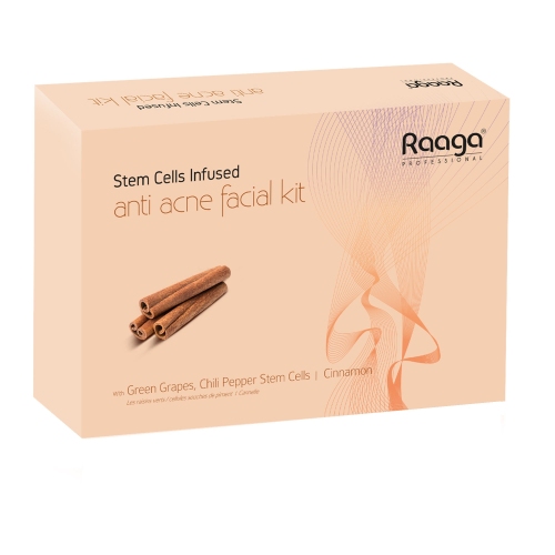 Raaga - Anti Acne 6 Steps (51Gr + 10ml) Facial Kit - 61 Gr