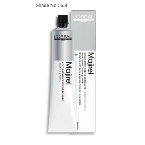 Loreal Majirel 6.8 Mocha Dark Blonde Colour Tube 60 ML