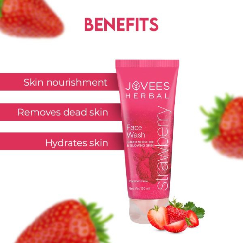 Jovees Herbal - Strawberry Face Wash - 120 ML