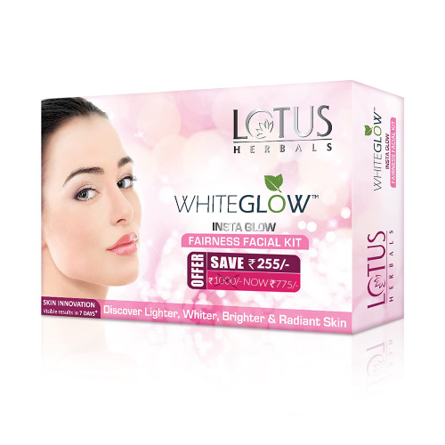 Lotus - White Glow Insta Glow Fairness Facial Kit - 250 Gr