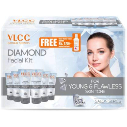 VLCC - Diamond Facial Kit 5 Steps (300g + 100ml) - 400 Gr