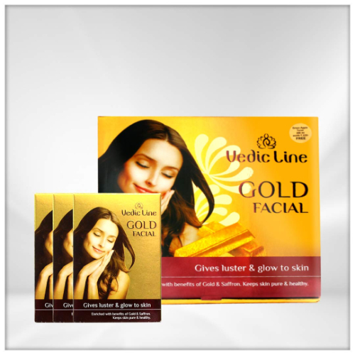 Vedic Line - Gold Facial Kit - 490 ML