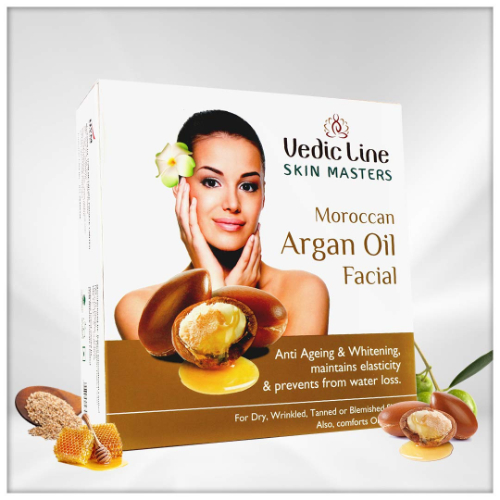 Vedic Line - Moroccan Argan Oil Facial Kit - 520 ML