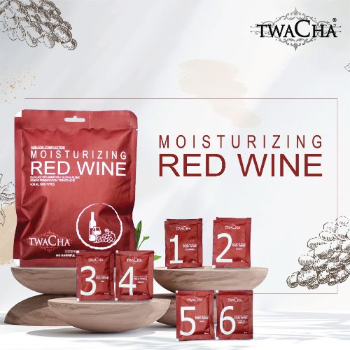 Twacha - Moisturizing Red Wine (6 Step Facial) - 60 Gr