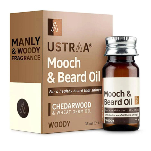 Ustraa Mooch & Beard Oil 35 Ml