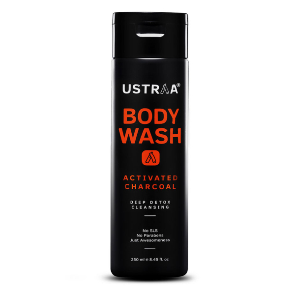 Ustraa Body Wash Activated Charcoal 250 Ml